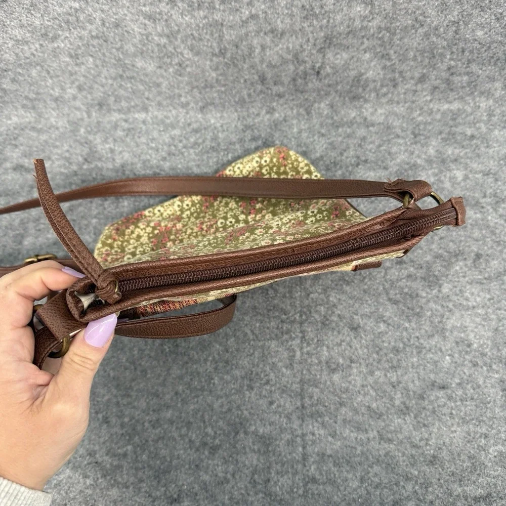 Unionbay Womens Crossbody Purse Bag Flowers Floral Adjustable Strap Cottage Core